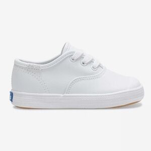 Keds Infant Champion Leather Lace Toe Cap